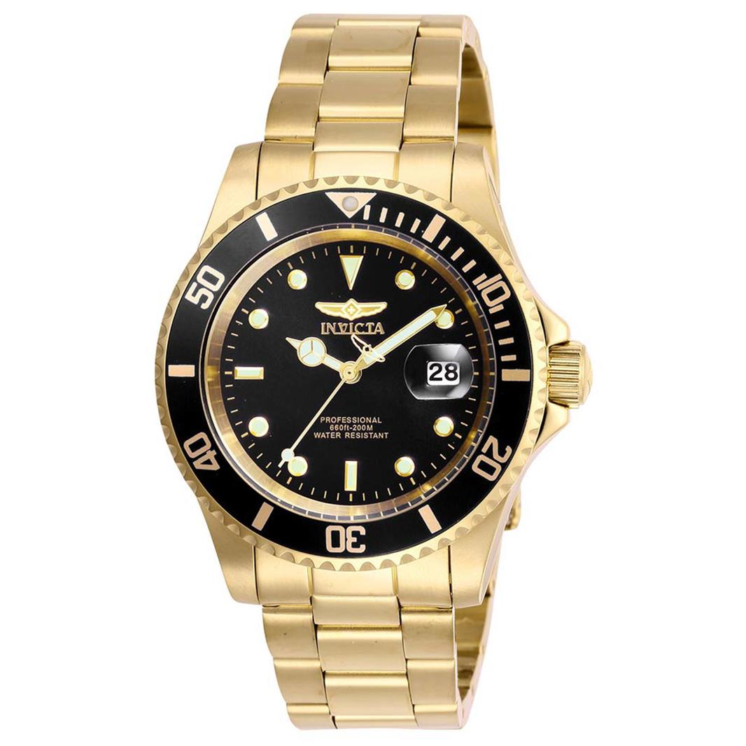 Invicta Pro Diver Mens Watch  40mm Gold 26975